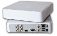 HIKVISION DS-7104HGHI-K1 4 KANAL  AHD 4 kanal DVR, H.265, H.265+ sıkıştırma teknolojisi, 1 adet 10 Tb disk desteği, BNC